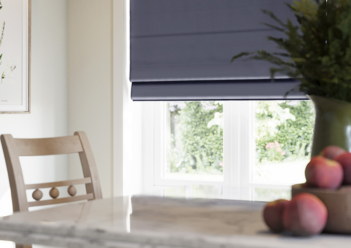 Medina, Navy - Roman Blind - Image 5